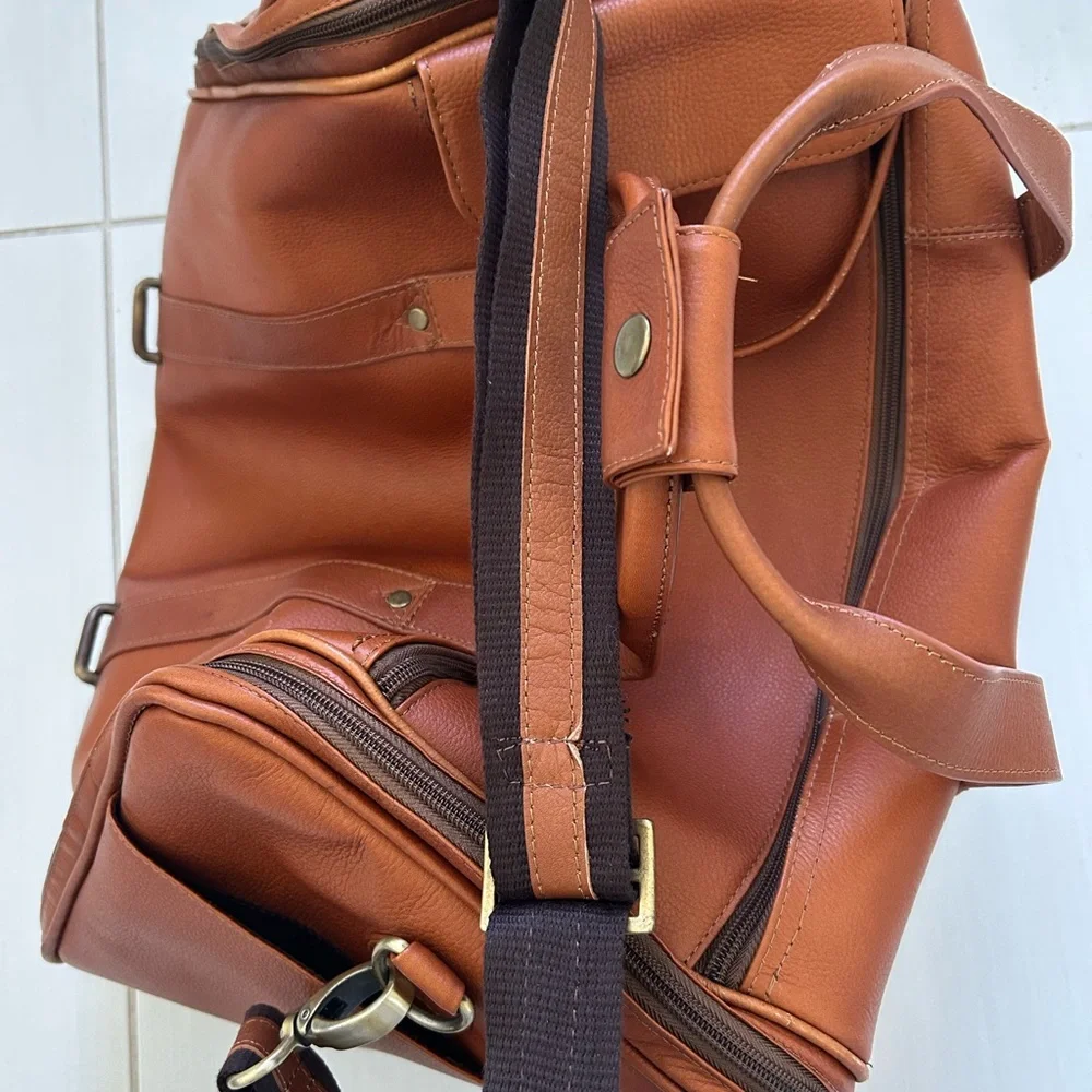 Bugatti Bello Duffle Bag in Cognac